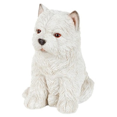 Design Toscano Westie Puppy Partner Collectible Dog Statue