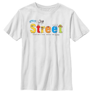 Boy's Sesame Street Keeping the Mood Smiling T-Shirt - 1 of 4