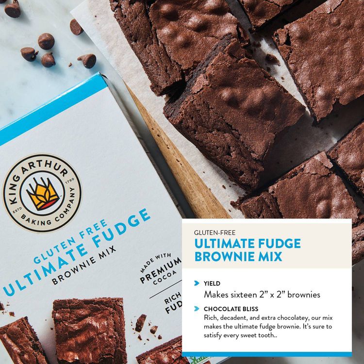 King Arthur Gluten Free Fudge Brownie Mix - 17oz, 3 of 6