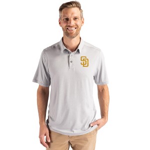 San Diego Padres Cutter & Buck Coastline Epic Comfort Recycled Mens Polo - 1 of 1