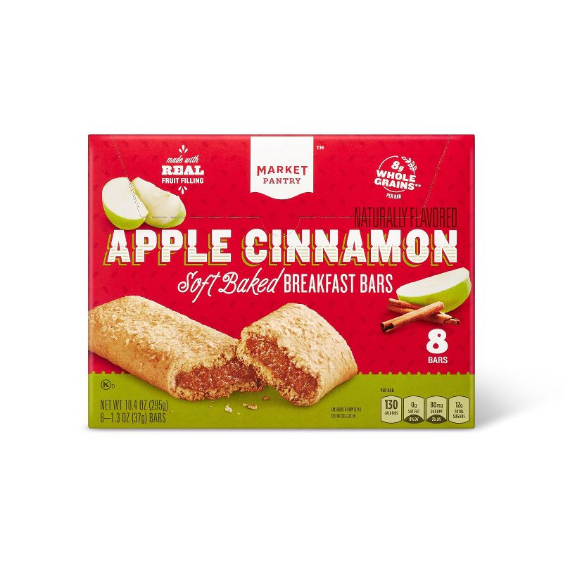 Apple Cinnamon Soft baked Breakfast Bars - 8ct - Market Pantry&#8482;, 1 of 4