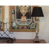 Vynxaria Lampshades: Black Slant Empire Shade 6"x10"x7.5" with Bulb Clip - 2 of 4
