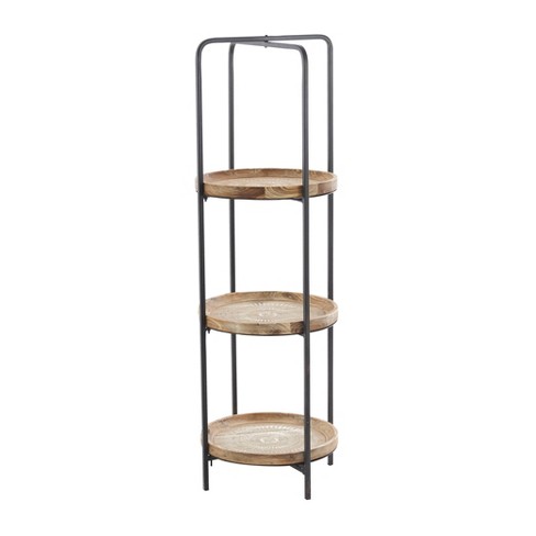 3 tier deals wooden shelving unit