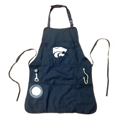 Grill Apron, Black, Kansas State University