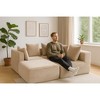 VASIP L-Shaped Modular Compressed Sofa,Space-Saving ,for Living Room, Apartment, No Assembly Required,Green - 2 of 4
