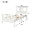 Wood Platform Bed with Headboard and Footboard - 3 of 4