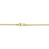 Black Bow Jewelry 1.25mm, 10k Yellow Gold, Box Chain Anklet, 9 Inch - 3 of 4
