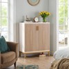 Lirago Natural Shoe Cabinet with Gold Legs 31.5"x14.96"x37.4" 20-Pair Space-Saving Shoe Organizer - 3 of 4