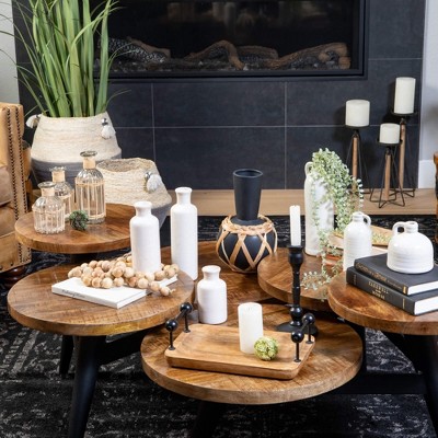 Natural Brown 63" Wood Beaded Garland