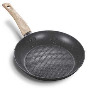 KOCH SYSTEME CS Frying Pan with Ergonomic Bakelite Handle, Ultra Non Stick Marble Coating, Aluminum Skillets with Honeycomb Design on Inner Surface - 1 of 4