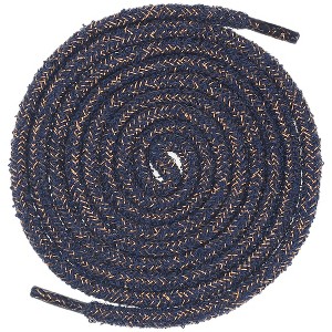 INSPIRE CHIC Round Colorful Gold Wire Bling Fashion Shoelaces for Sneakers 2 Pairs - 1 of 4