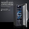 Ivation 12-Bottle Compressor Freestanding Wine Cooler Refrigerator - Stainless Steel - 2 of 4