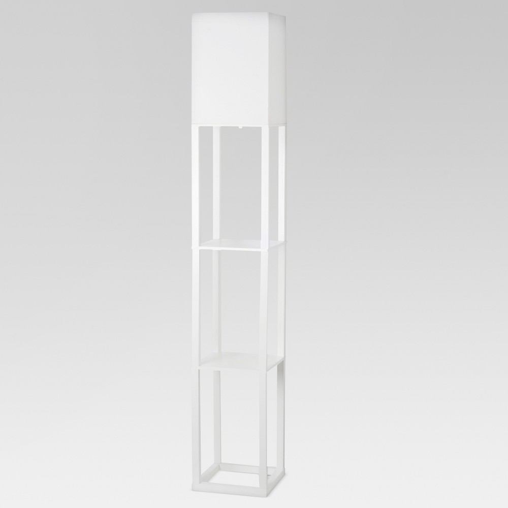 Shelf Floor Lamp White 