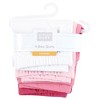 Hudson Baby Infant Girls Shorts Bottoms 4-Pack, White Pink - 2 of 4