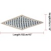 Allegra K Women's Polka Dot Pleated Neck Scarf Rhombus Handkerchief 40x18 inches(LxW) 1 Pc - 3 of 4