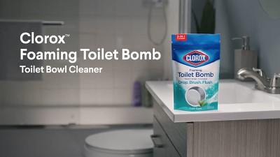 Clorox Lavender Clean Foaming Toilet Bomb Toilet Bowl Cleaner - Thumbnail 5