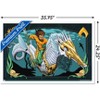 Trends International Aquaman and the Lost Kingdom - llustration Framed Wall Poster Prints - 3 of 4