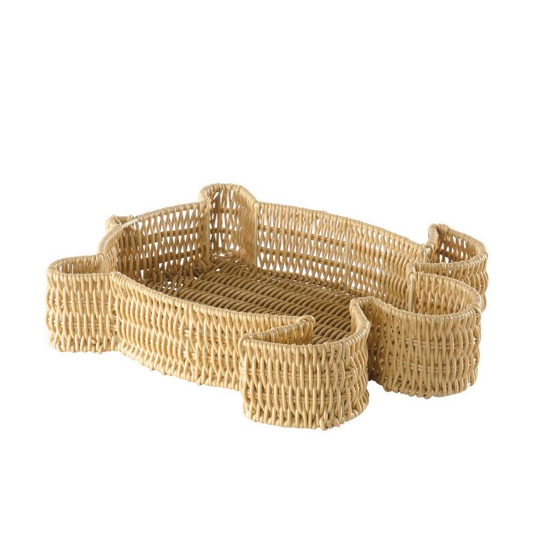 Kaplan Early Learning Animal Washable Wicker Floor Baskets, 1 of 7