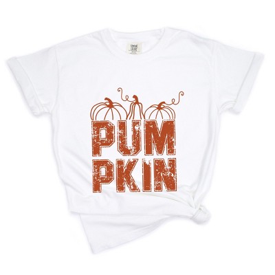 Simply Sage Market Pumpkin Distressed Garment Dyed Tee