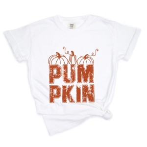 Simply Sage Market Pumpkin Distressed Garment Dyed Tee - 1 of 4