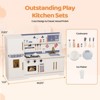 Karl Home Wooden Pretend Kitchen Playset With Refrigerator, Oven, And Sink - 2 of 4