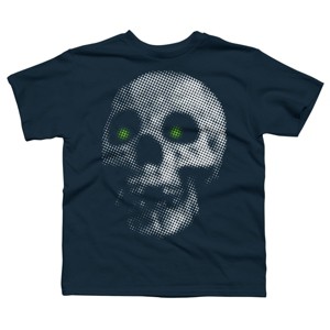 Boy's Design By Humans Giant Halloween Skull By robotface T-Shirt - 1 of 3