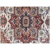 HomeRoots 8' X 10' Rust and Gray Oriental Hand Knotted Area Rug With Fringe - 4 of 4
