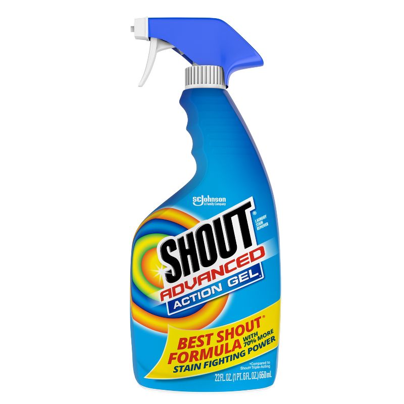 Shout Advanced Action Gel Laundry Stain Remover Spray - 22 fl oz, 5 of 13