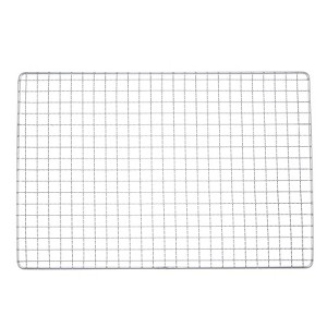 Unique Bargains Stainless Steel Cross Wire BBQ Grill Net for Baking Roasting - 1 of 4