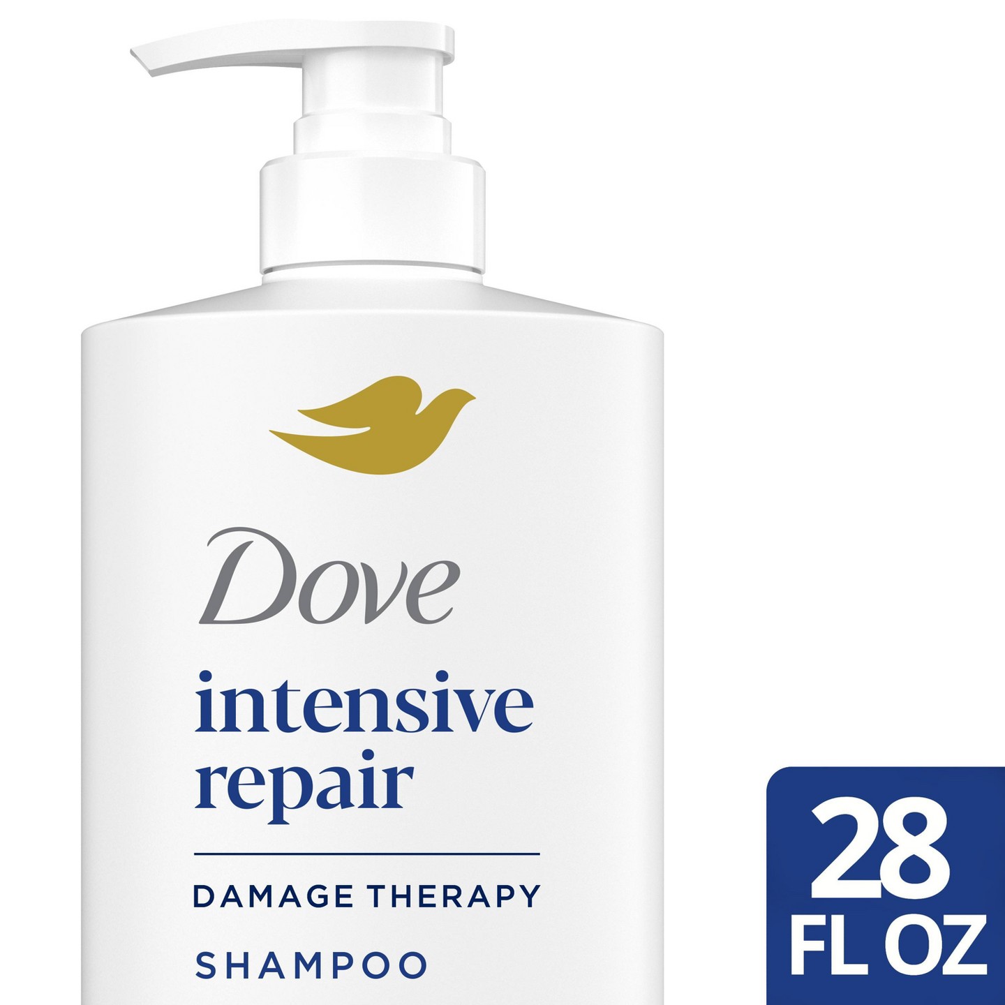 Шампунь с дозатором Dove Beauty Intensive Repair, 28 fl oz — фото 1