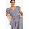 Women's Plus Size Charley Dress - navy | CITY CHIC - 3 of 4