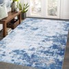 Modern Abstract 8x10 Living Room Rug with Non-Slip Backing Ultra - 2 of 4