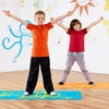 Merrithew Pixel the Robot Kids' Eco Yoga Mat - Aqua (4mm) - 2 of 4