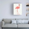 Trademark Fine Art - June Erica Vess  Flamingo Pixel Party II Canvas Art - image 2 of 4