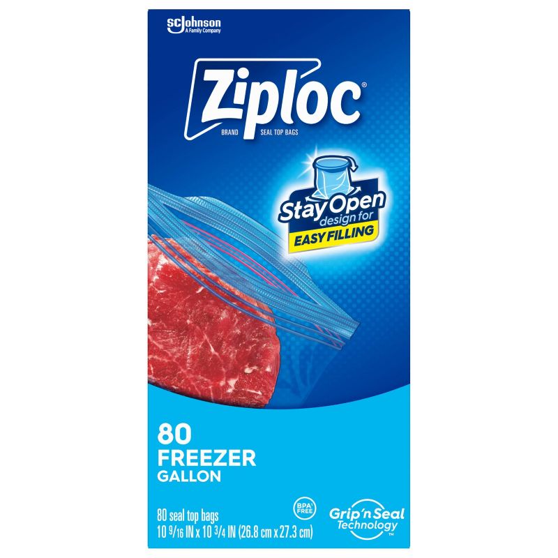 Ziploc Freezer Gallon Bags with Grip 'n Seal Technology, 4 of 20