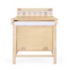 Guidecraft Design Studio – White: 3-in-1 Kids Art Table & Stool, Writing, Painting & Drafting Table w/ Craft Storage & Bins, Art Easel with Paper Roll - 4 of 4