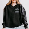 Simply Sage Market Embroidered Tis The Season Bold Cursive Lightweight Garment Dyed Sweatshirt - 2 of 4