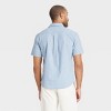Men's Short Sleeve Poplin Shirt - Goodfellow & Co™ Aqua Blue - 2 of 3