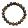 Black Bow Jewelry 10mm Agate Beaded Stretch Bracelet, 6.5 Inch - 2 of 4