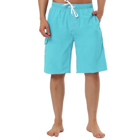 Sustainable Powder Blue Men's Casual Shorts 30