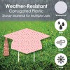 Big Dot of Happiness Rose Gold Class of 2026 Outdoor Decorations - Graduation Yard Signs - Set of 8 - 3 of 4
