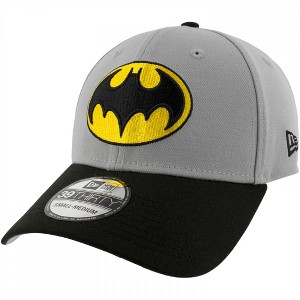 Adult Batman The Animated Series Chest Logo New Era 39Thirty Fitted Hat - 1 of 4