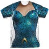 Men's Aquaman Movie Mera Uniform (Front Back Print) Short Sleeve Costume T-Shirt - 2 of 4