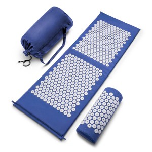 Sorbus 51 Inch Acupressure Mat, Pillow & Carry Bag Set - Helps with Stress, Back & Neck Pain - Great for Muscle Relaxation, Sciatica, & Meditation - 1 of 4