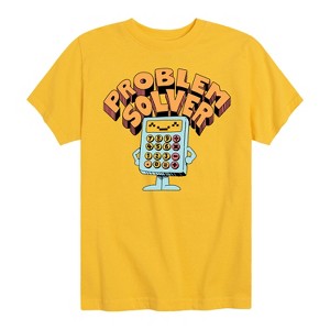 Boys' - Instant Message - Problem Solver Short Sleeve Graphic T-Shirt - 1 of 4
