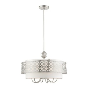 Livex Lighting Calinda 7 - Light Pendant in  Brushed Nickel - 1 of 1