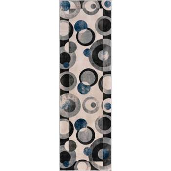 Well Woven Barclay Collection Avi Area Rug for Hallways, Kitchens, and Entryways