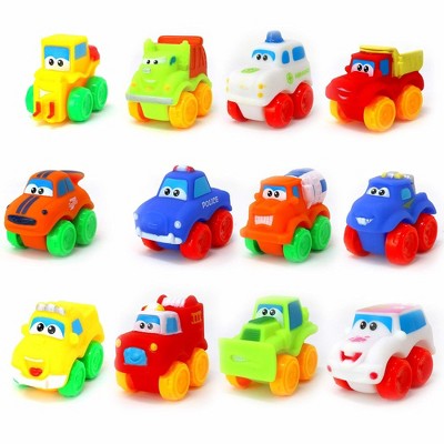Big Mo's Toys Soft Baby Cars - 12 Pack