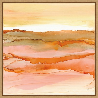Amanti Art Desertscape I by Chris Paschke Canvas Wall Art Print Framed 22 x 22-in.