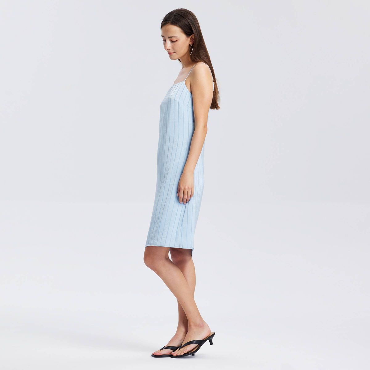 Women's Jacquard Knee length Slip Dress - A New Day™ - thumbnail 8